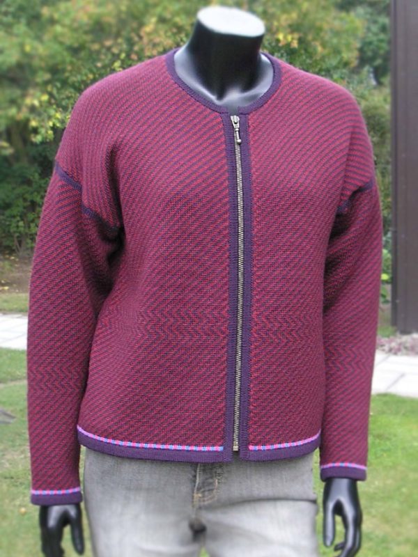 070221 Cardigan med norsk mønster 070221 Cardigan med norsk mønster