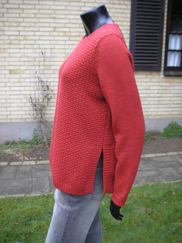 171025 Sweater med slidser 171025 Sweater med slidser