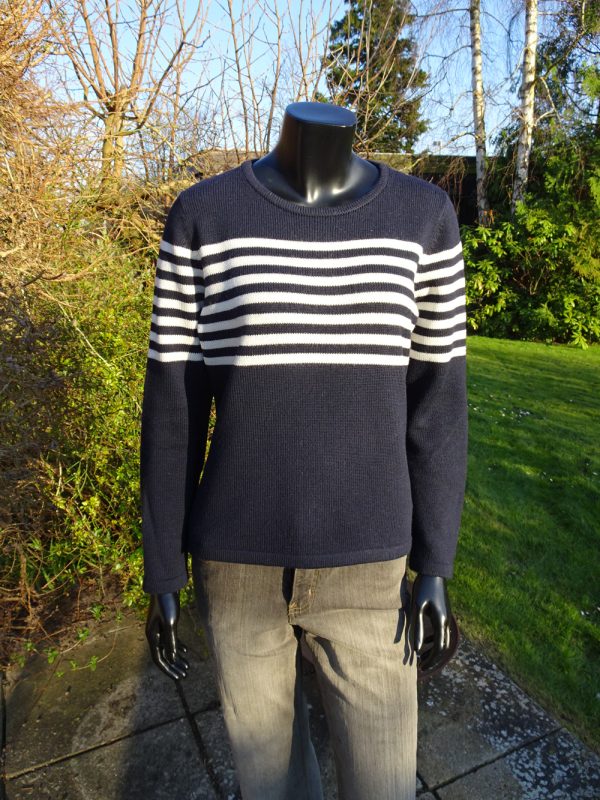 191001 Bluse med striber 191001 Bluse med striber