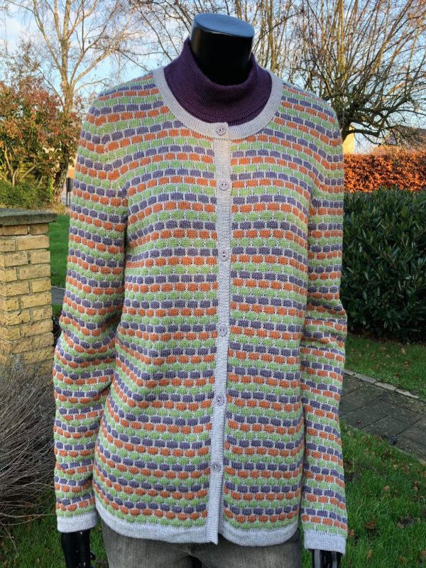 200403 Cardigan i flerfarvet Tuck 200403 Cardigan i flerfarvet Tuck