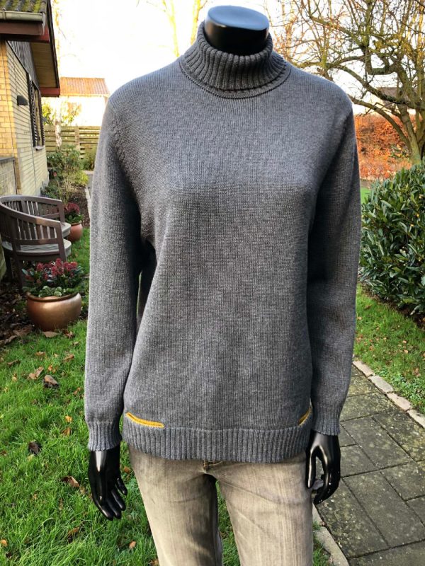200721 Sweater med lommer i Merino 200721 Sweater med lommer i Merino